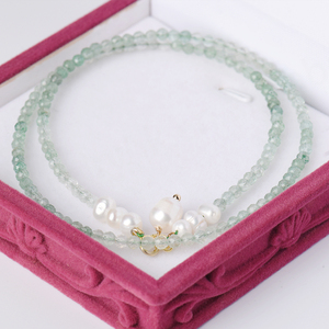 Cuentas de Cuarzo Verde Natural, Talladas y Facetadas, para Joyería Fina de Plata de Ley, Collares de Moda, Certificadas por GIA - Product Image 3