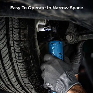 Clé à cliquet électrique sans fil DongCheng, vitesse réglable, couple de 45 N.m, batterie 12 V, taille mini - Product Image 3