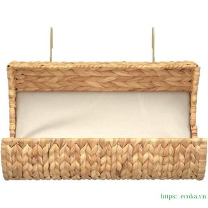 Handmade Solid Eco-Friendly Pet Cage <b>Cushion</b> Water Hyacinth Natural Sedge Removable Washable Comfortable Design for Cats <b>Small</b> - Product Image 3