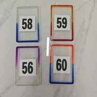 Pelindung Kartu Graded TPU Warna Gradasi Glitter dengan Pelat Akrilik Transparan untuk PSA Slab
