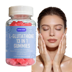 Gomitas Veganas de L-Glutatión para la Salud y el Brillo de la Piel con Soporte Antioxidante, Colágeno y Biotina, Sin Azúcar, Halal - Product Image 1