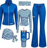 Ensemble de jogging grande taille extensible et tendance, marque OEM ODM