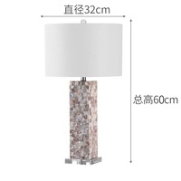 HJ HOME Lampe de bureau d'ameublement de luxe Éclairage chaud Chambre à coucher Salon Hôtel Lampe de chevet Lampe de lecture intérieure moderne