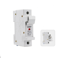 Nuevo Portafusibles Original CHINT RT28-63 1P 63A 500V de Material PVC 14x51mm para Montaje en Panel/Riel DIN