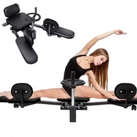 Rigel Appareil d'étirement des jambes robuste en acier et mousse, capacité 220 lbs, pour l'entraînement aux splits, usage en salle de sport et à domicile