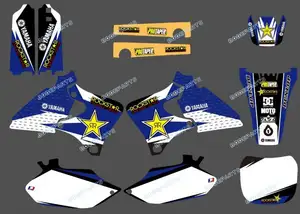DST0129 star 0129 New Style TEAM GRAPHICS & BACKGROUNDS kits FOR YAMAHA YZ250F YZ400F YZ426F 1999 2000 2001 2002
