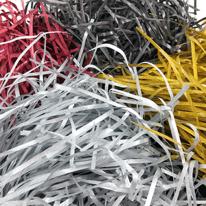 100 gam/túi trang trí Craft giấy sáng bóng cắt Confetti Raffia shredded Filler mô cho giỏ quà tặng bao bì và gói - Product Image 1