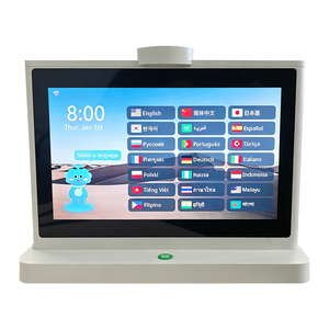 หน้าจอคู่ 10.1 นิ้ว 1920x1080 16:9 อุปกรณ์ AI หน้าจอสัมผัส LCD ระบบ Android 4G WiFi รองรับการรู้จำเสียง 100 ภาษา จอแสดงผล LCD - Product Image 2