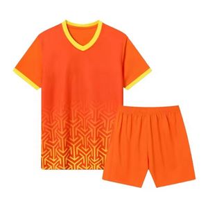 เสื้อฟุตบอลคุณภาพสูงแบบใหม่ 25 ตัว แขนสั้น ระบายอากาศได้ดี สีสันปรับแต่งได้สำหรับทีมและสโมสร - Product Image 3