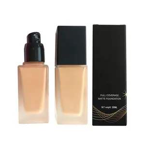 Oem/Odm Foundation Make-Up Crème Waterdichte Vloeibare Foundation Make-Up Met Private Label