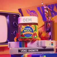 Gommes multivitaminées pour enfants, vitamine D3, saveur fruitée, somnifiques, bien-être, immunité, énergie, complément alimentaire, à base de plantes