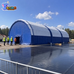 Abri <span class=keywords><strong>de</strong></span> <span class=keywords><strong>stockage</strong></span> temporaire extérieur personnalisé, <span class=keywords><strong>tente</strong></span> d'entrepôt gonflable en PVC pour la logistique industrielle, pour le <span class=keywords><strong>stockage</strong></span> d'équipements - Product Image 2