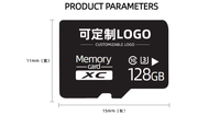 Carte Micro SD TF 100% Originale 128 Go 32 Go 16 Go Classe 10 A1 V30 en Plastique pour Appareil Photo/Caméra de Sécurité