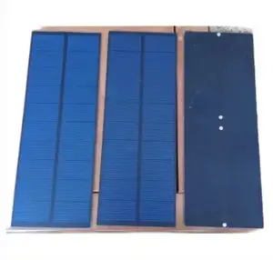 小尺寸215x80mm毫米2W 2.2W 2.5W 5v多晶太阳能电池迷你小型PET太阳能电池板，用于灯，充电器