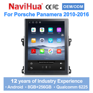 Radio Multimedia para Auto Navihua con Pantalla Vertical de 10.4'' Android, Carplay, GPS, DSP y Reproductor de DVD para Porsche Panamera 2010-2016 - Product Image 1