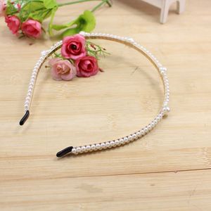 Diadema de Perlas Minimalista Retro Francesa para Mujer, Uso Diario, Adorno Metálico para la Cabeza, Origen Yiwu, Primavera 2021, Hecho a Mano - Product Image 4