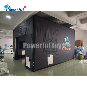 Tente gonflable hermétique de pratique de simulateur de <span class=keywords><strong>golf</strong></span> de PVC de <span class=keywords><strong>sport</strong></span> de location d'événement extérieur populaire avec le tissu d'écran - Product Image 4