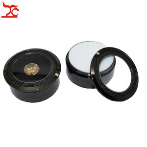 Lote de 60 Cajas de Metal <span class=keywords><strong>para</strong></span> Exhibición de Joyas, Caja Redonda Visible de Acero Inoxidable <span class=keywords><strong>para</strong></span> Almacenamiento de Gemas y Diamantes con Inserto Blanco y Negro - Product Image 4