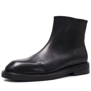 Botas de Cuero Genuino, Estilo Británico de Moda, Botas de Hombre de Caña Alta, Botas Formales de Negocios para Primavera, Transpirables y Resistentes al Desgaste - Product Image 2