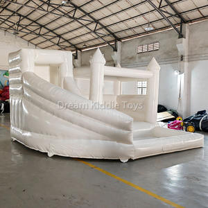 Noleggio del partito casa di rimbalzo bianca con scivolo e piscina a sfera all'aperto al coperto Soft <span class=keywords><strong>Play</strong></span> attrezzature gonfiabili matrimonio gonfiabile castello gonfiabile - Product Image 3