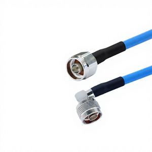 Cable Semi-Flexible Wayiii 12G de Baja Pérdida con Blindaje Espiral RG402 FEP, Conductor de Cobre, 50 Ohmios, N-<span class=keywords><strong>J</strong></span>/<span class=keywords><strong>JW</strong></span> Macho, Azul - Product Image 1