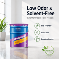 Revêtement de sol époxy autolissant sans solvant de qualité industrielle, 100 % solide, peinture de marque Dongsheng pour sols d'entrepôt