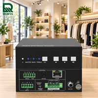 Mini amplificateur de puissance numérique 40W, entrée équilibrée de classe D, sortie 2x20W/1x40W, contrôle RS232 TCPIP IR, amplificateur pour système audio de magasin de détail