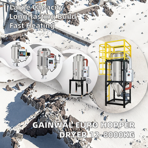 Secadora Euro Hopper con Doble Capa de Acero Inoxidable Aislada, Material Plástico, Máquinas de Secado Eficientes - Product Image 2