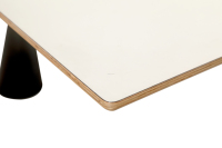 Ensemble Table et Chaises de Cantine Intégrées en Gros, 4 Places, Cadre Métallique Robuste, Mobilier de Cafétéria Scolaire