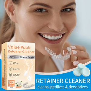 120 Tabletas Limpiadoras de Dentaduras Postizas a Granel para Clínicas Dentales, Limpiador Profesional de Aparatos de Ortodoncia, Marca Privada Disponible - Product Image 4