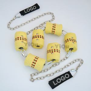 Profesional Triple Wick Fire Poi <span class=keywords><strong>Máximo</strong></span> rendimiento de llama para malabares con fuego y trucos giratorios y espectáculos de escenario - Product Image 1