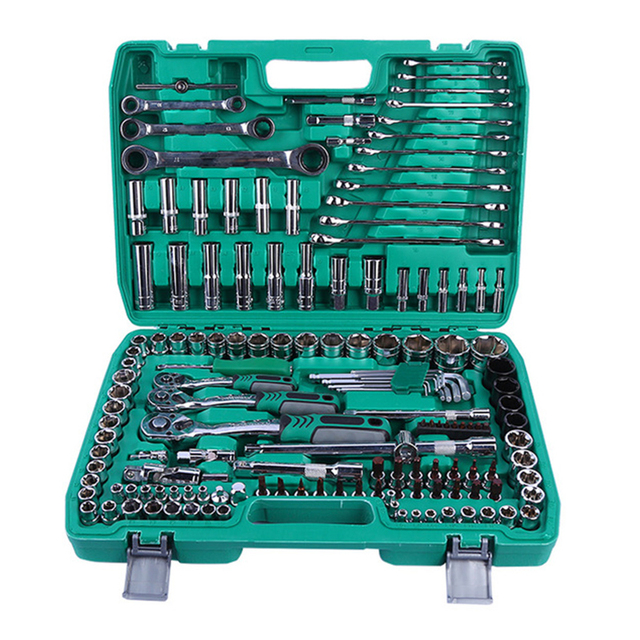 151 Pcs  Professional Socket Wrench Set Chrome Vanadium Car Repair Tool Kit Torx Bit Socket