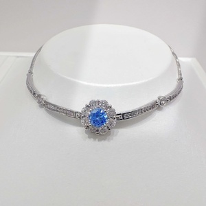 wholesale plata 925 sterling silver bow <b>charm</b> bracelet everyday cute summer elegance ladies designer zirconia stone bracelets - Product Image 5