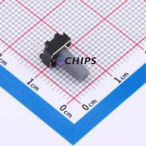 TSA06154-110B332BM Tactile Switch Through hole Component (THT),6.1x6.1mm Switch Single Pole Single Throw Round Button 1.8N 6.1mm - Product Image 1