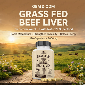 Capsule di Fegato di Manzo Alimentato a Erba OEM, Integratore per la Salute del Fegato Liofilizzato, Supporta l'Immunità e il Benessere di Tutto il Corpo - Product Image 5