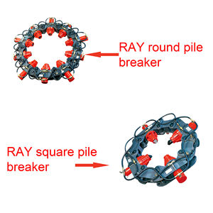 Ronde Beton Stapel Breken Machine Hydraulische Stapel <span class=keywords><strong>Breaker</strong></span> Voor Graafmachine - Product Image 2