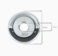 Écrou à bride autobloquant pour meuleuse d'angle M10 M14 5/8-11, plaque de pression à dégagement rapide pour pièces d'outils électriques de meuleuse et polisseuse