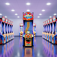 Machine de jeu de rédemption de tickets à monnayeur, équipement d'arcade de compétences, divertissement familial, en acier inoxydable, version anglaise
