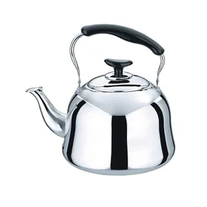 便携式热水壶经典吹口哨水壶201不锈钢茶壶茶壶