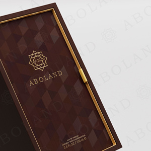 Caja Rígida de Lujo Aboland para 100 ml de Eau de Parfum, Logotipo en Lámina Dorada, Empaque de Fragancia Cosmética de Alta Gama - Product Image 6