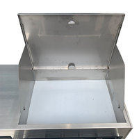 Kit de cuisine Mobile pour camping-car, Mini meuble de cuisine coulissant à l'intérieur et à l'extérieur, camping-car