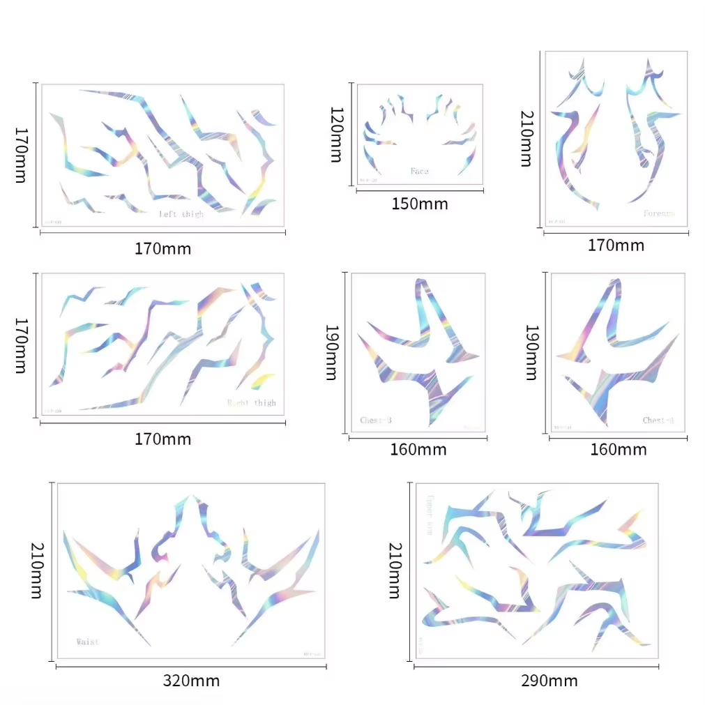 Juegos de láser de cuerpo completo (8 PCS)