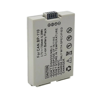 BP-110 1700mAh Full Decoding Battery for Canon VIXIA HF R26 R28 R206 CE RoHS Certified Wholesale Bulk High Capacity - Product Image 2