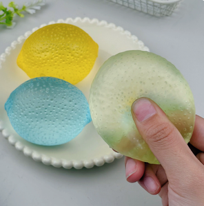 Bestseller Jouet Squishy Citron Maltose de Haute Qualité, Fruits Simulés, Anti-Stress, Jouet à Presser pour Soulager le Stress - Product Image 3