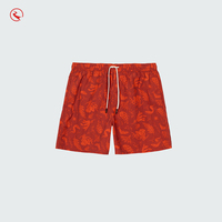 Short de bain sportif pour homme, grande taille, décontracté, multicolore, à rayures verticales, imprimé numérique, extensible dans quatre directions, respirant