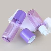 Offre Spéciale de 30ml Bouteille de pulvérisation en plastique PET transparent en forme de capsule Bouchon à vis à brouillard fin Emballage personnalisé pour lotion 50ml 100ml