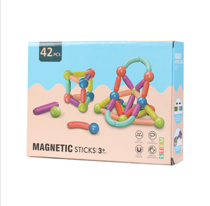 Jeu de blocs magnétiques éducatifs en plastique 3D, jouet créatif pour enfants, nouveauté - Product Image 5