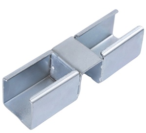 Conexión 28 Hoja de tubo magro 60 Conector de junta de barra fluida ancha Gancho de junta de barra fluida de aleación de aluminio - Product Image 1