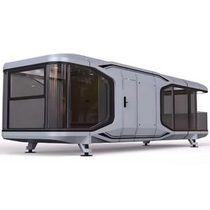 Casas Contêineres de Aço Modernas, Populares, Móveis, para Uso Externo e Residencial, com Energia Solar, Impermeáveis, com Sala de Estar e Armazém - Product Image 1