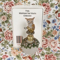 Botol Parfum Logam Owl 40ml Berpatent, Botol Kaca Kosong untuk Minyak Atsiri/Attar, Botol Isi Ulang, Dekorasi Rumah, Outlet Pabrik # 81150